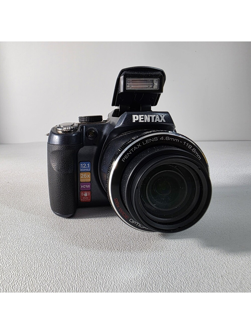 Pentax X90 12.1MP 26x HDMI Digital Camera W/Battery Only